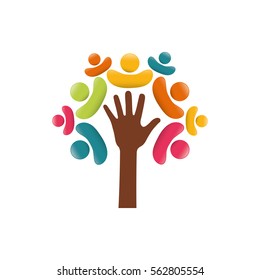 Abstract people symbol icon vector illustration graphic design
