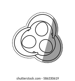 Abstract people symbol icon vector illustration graphic design
