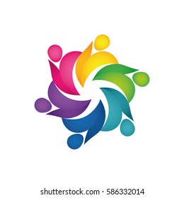 Abstract people symbol icon vector illustration graphic design