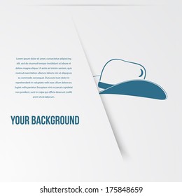 Abstract people template. Anonymous icon. Vector.