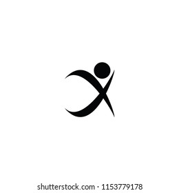 abstract people vector. student vector icon. graduate vector icon