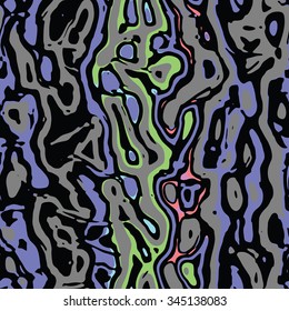 abstract perlin noise cuts seamless pattern