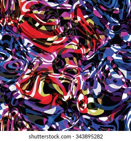 abstract perlin noise cuts vector seamless pattern