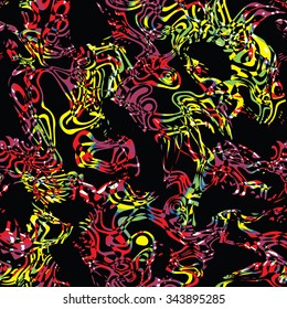 abstract perlin noise cuts vector seamless pattern