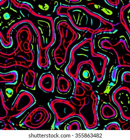 abstract perlin noise cuts vector seamless pattern
