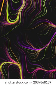 Abstract Perlin Noise Geometric Pattern generative computational art illustration