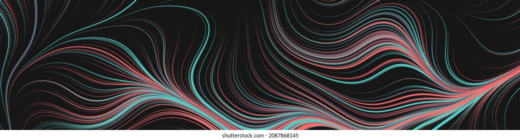 Abstract Perlin Noise Geometric Pattern generative computational art illustration
