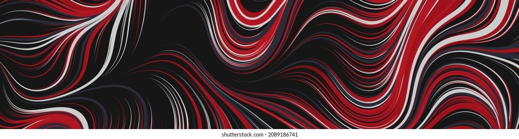 Abstrakte Perlin Noise Geometric Muster generative Computergrafik-Illustration