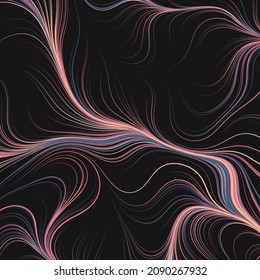 Abstract Perlin Noise Geometric Pattern generative computational art illustration
