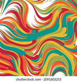 Abstract Perlin Noise Geometric Pattern generative computational art illustration