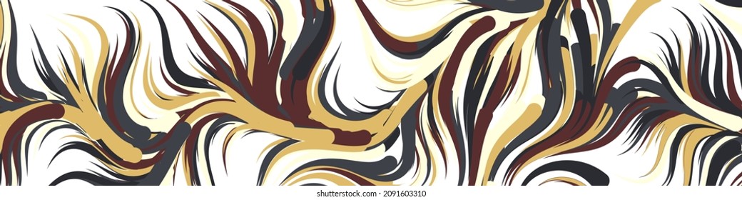 Abstrakte Perlin Noise Geometric Muster generative Computergrafik-Illustration