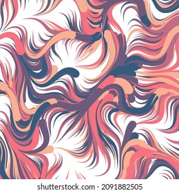 Abstrakte Perlin Noise Geometric Muster generative Computergrafik-Illustration