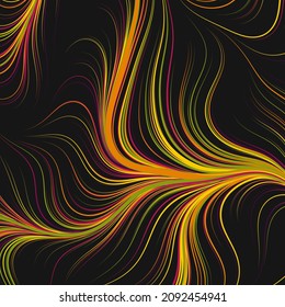Abstrakte Perlin Noise Geometric Muster generative Computergrafik-Illustration