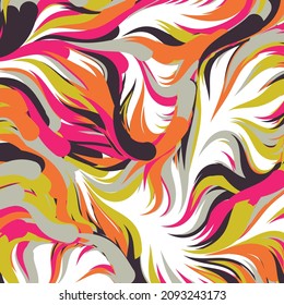 Abstract Perlin Noise Geometric Pattern generative computational art illustration