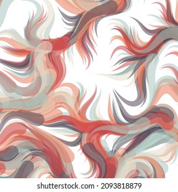 Abstrakte Perlin Noise Geometric Muster generative Computergrafik-Illustration