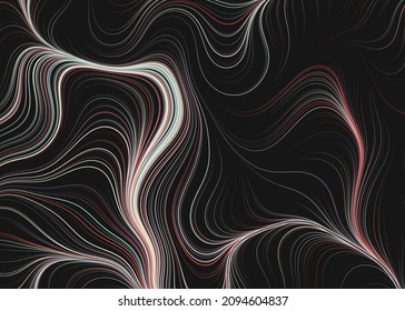 Abstract Perlin Noise Geometric Pattern generative computational art illustration