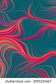 Abstract Perlin Noise Geometric Pattern generative computational art illustration