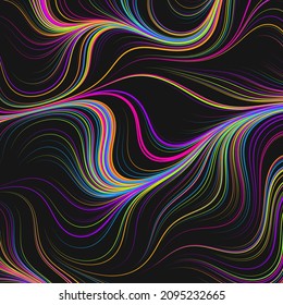 Abstract Perlin Noise Geometric Pattern generative computational art illustration