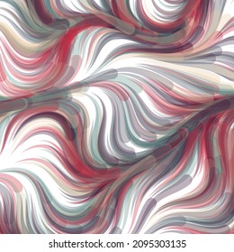 Abstrakte Perlin Noise Geometric Muster generative Computergrafik-Illustration