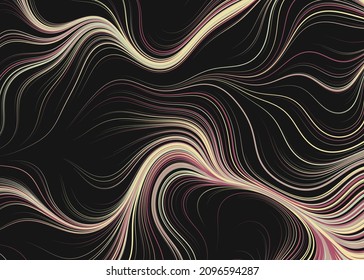 Abstract Perlin Noise Geometric Pattern generative computational art illustration