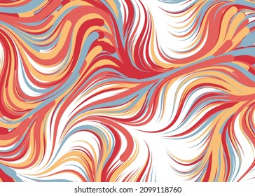 Abstrakte Perlin Noise Geometric Muster generative Computergrafik-Illustration