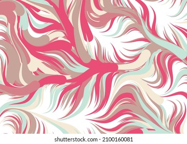 Abstrakte Perlin Noise Geometric Muster generative Computergrafik-Illustration