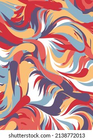 Abstract Perlin Noise Geometric Pattern generative computational art illustration