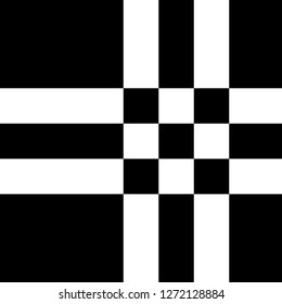 abstract perspective almost centered black on transparent background