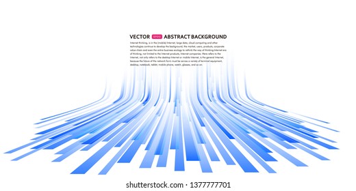 Abstract perspective background illustration, vector glowing background illustration