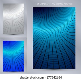 Abstract perspective background, roll up banner set. Ideal for brochure & flyer cover designs or business concept works