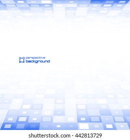 Abstract perspective background. Vector illustration. Used for your modern design.