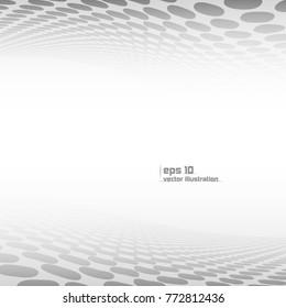 Abstract perspective background. Vector illustration of vision perspective.