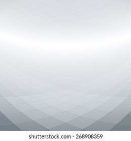 Abstract perspective background with warped squares