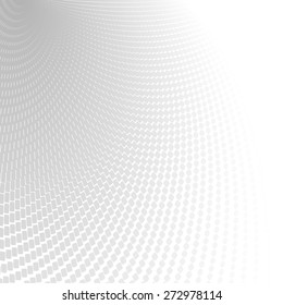 Abstract perspective background with white & gray tones