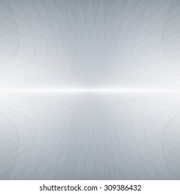 Abstract perspective background with white and gray tones