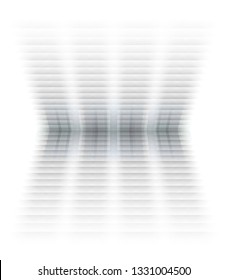 Abstract perspective background with white & grey tones Black and white empty perspective background. Product stand, ad banner.
