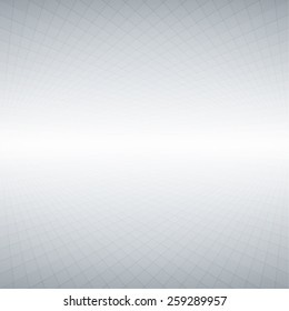 Abstract perspective background with white & grey tones