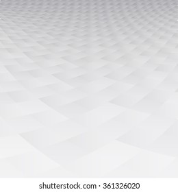  Abstract perspective background with white & grey toned square shapes