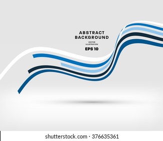 Abstract Perspective Curve Lines Background