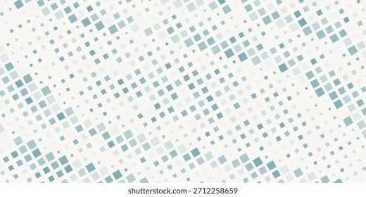 Perspectiva abstrata plano de fundo pontilhado com quadrados dourados acinzentados. Padrão gráfico de vetor mínimo