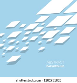 Abstract perspective geometric background