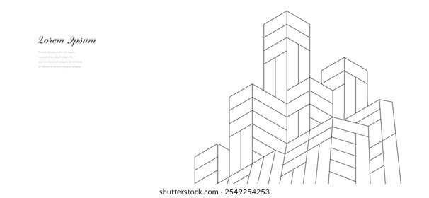 abstrato perspectiva linhas de grade. construções geométricas textura fundo. construção tecnológica. conceito arquitetônico.