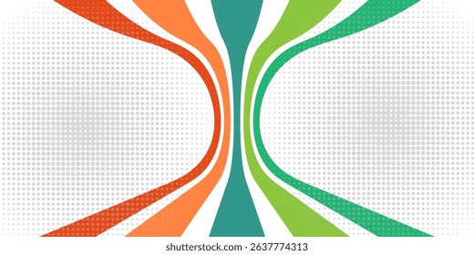 Abstract Perspective line stripes with 3d dimensional effect, geometric line pattern