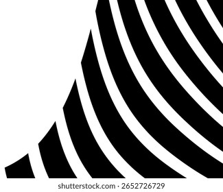Abstractas rayas de línea de perspectiva con efecto 3D dimensional.