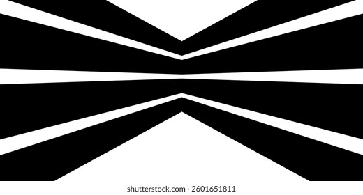 Abstract perspective line wave stripes with 3d dimensional effect. vector ilustration. eps 10