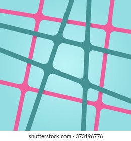 Abstract perspective lines. Perspective lines background. Overlapping perspective lines. Intersecting perspective lines.