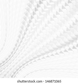 abstract perspective stylish background, wavy triangles
