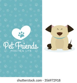 Abstract pet shop background with some special objects