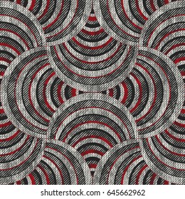 Abstract petal distressed background. Seamless pattern.