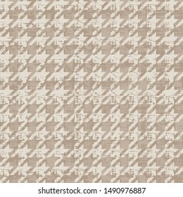 
Abstract petal effect linen colored houndstooth Checked Variegated Stroke Textured Background. Seamless  Pattern.